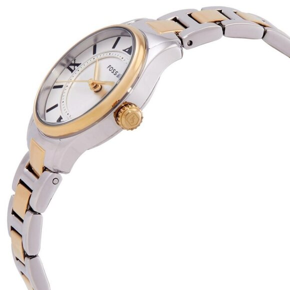 NWT Authentic Fossil Gilmore Quartz Silver Dial Women's Watch - Picture 1 of 3